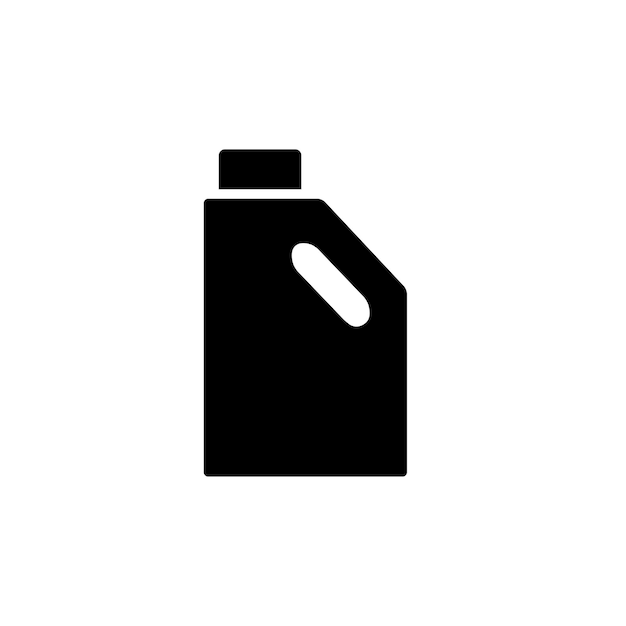 Oil can sign on white background drawing by illustration