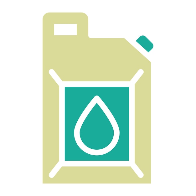 벡터 oil canister vector icon illustration of petrol industry iconset