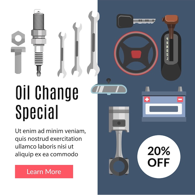 Oil change special  off reduction of price