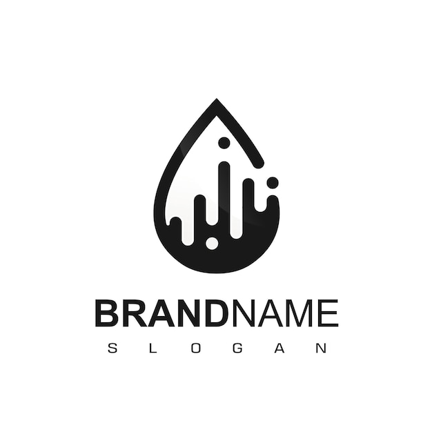 Oil company logo design template