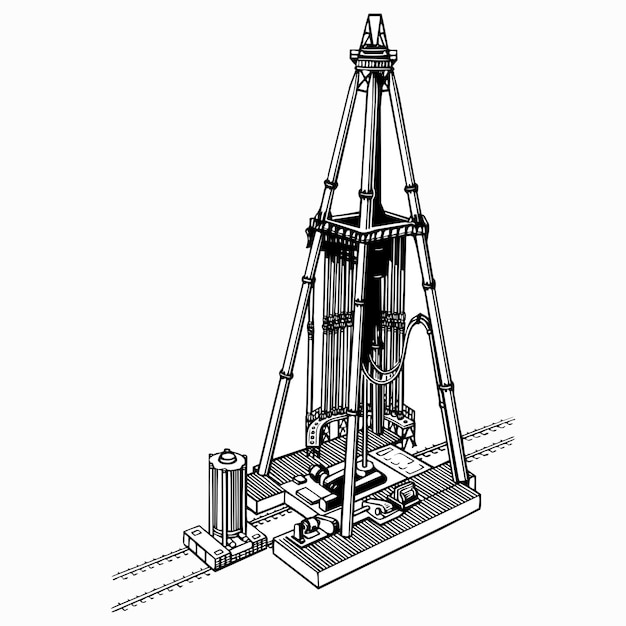 Oil drilling rig