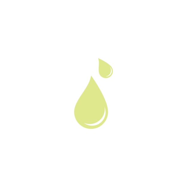 Vector oil drop logo illustration vector