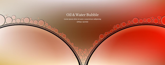 oil drops on a water surface abstract background.