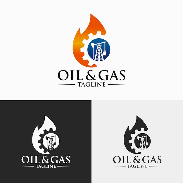 Oil Gas Industry Logo Template