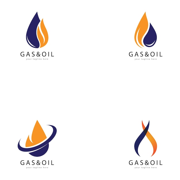 Oil And gas logo vector