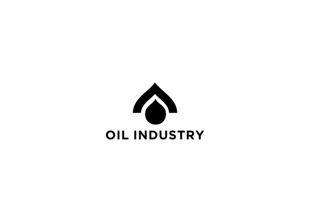 Vector oil industry logo design vector illustration