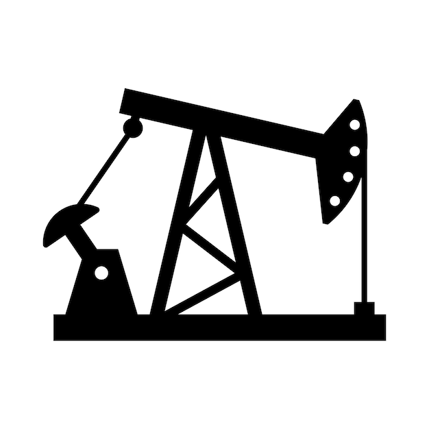 Vector oil machine rocking chair icon