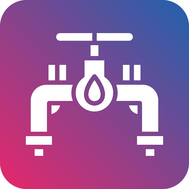 Oil pipes icon style