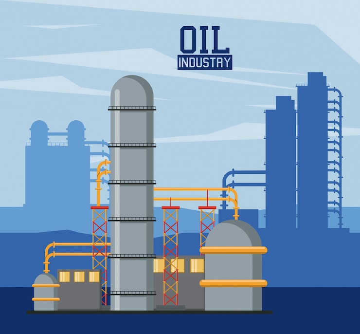 Вектор нефтяная промышленность