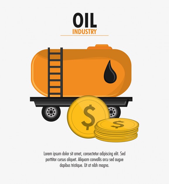 Vector oil price and industry