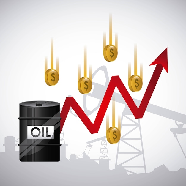 Vector oil prices