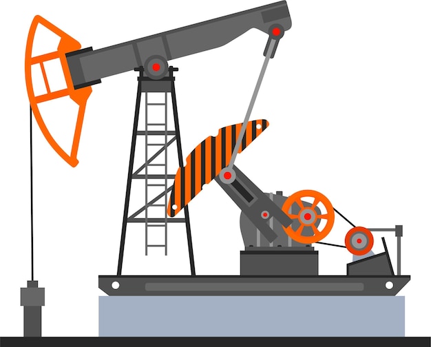 Oil pump icon. vector illustration.