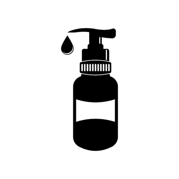 Oil serum icon symbol illustration design template