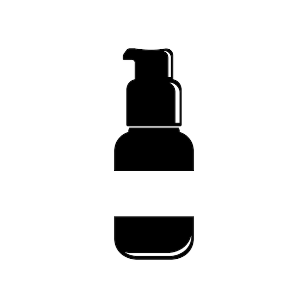 Modello di progettazione dell'illustrazione del simbolo dell'icona del siero dell'olio