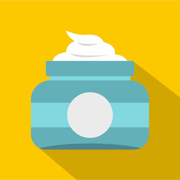 Vector ointment icon flat illustration of ointment vector icon for web