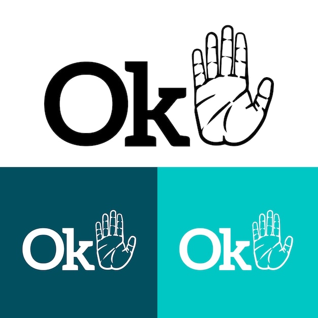 OK Sign Hand Sign with OK Symbol