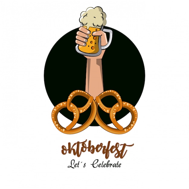 Oktober fest-kaart