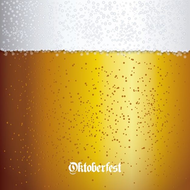 Фон октоберфест с дизайном пива