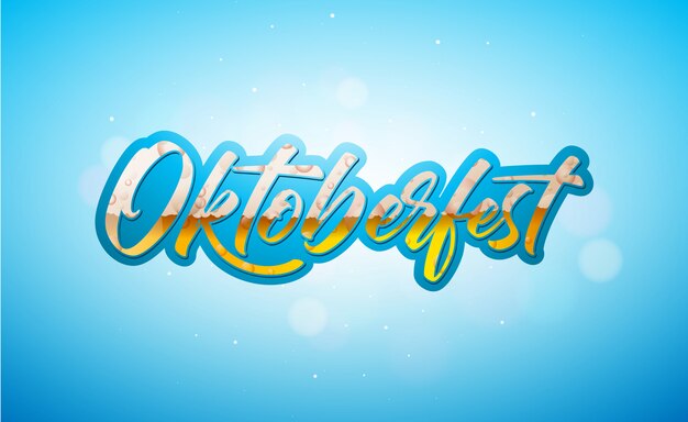 Oktoberfest banner illustratie