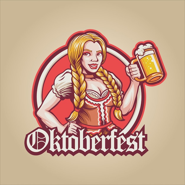 Oktoberfest beer girl