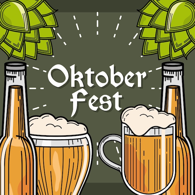 Oktoberfest beers party