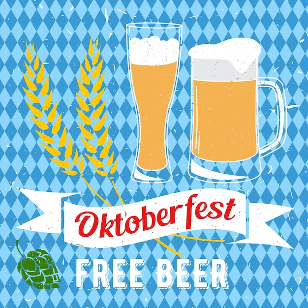 Oktoberfest bierfestival poster