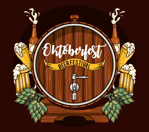 Oktoberfest Celebration, Beer festival design