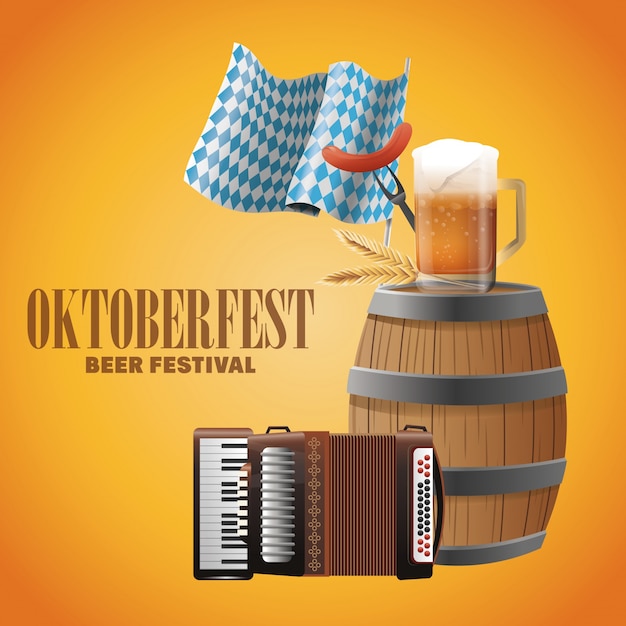 Oktoberfest celebration of Germany design