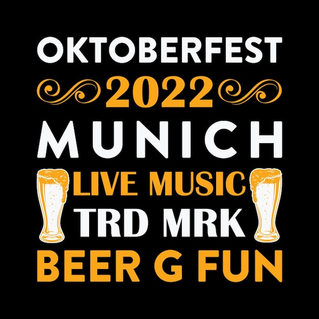 oktoberfest dag t-shirt ontwerp