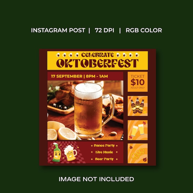 Oktoberfest day socials media