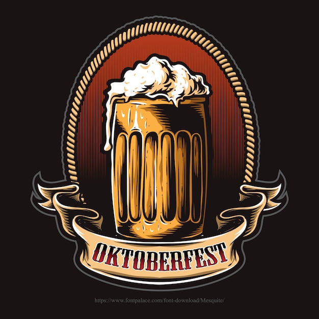 Vector oktoberfest en