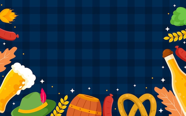 Oktoberfest Festival Element Background