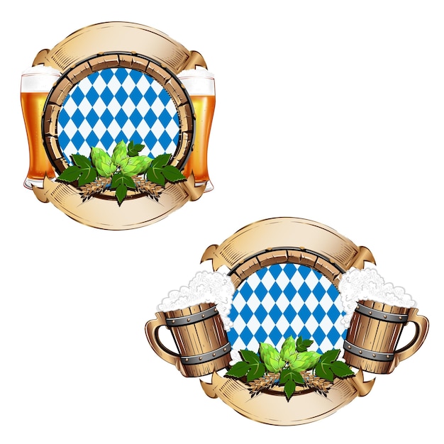 Oktoberfest Illustratie voor een bierfestival