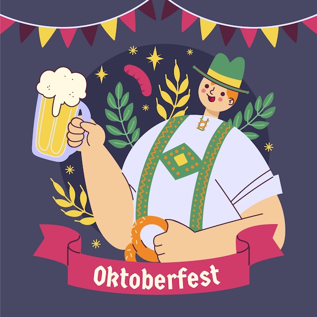 Vector oktoberfest illustratie