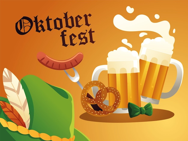 Oktoberfest party beers