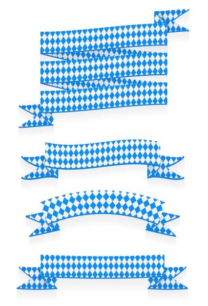 Vector oktoberfest ribbons