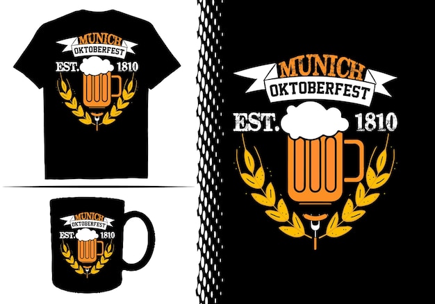 Vector oktoberfest t-shirt ontwerp vector sjabloon.