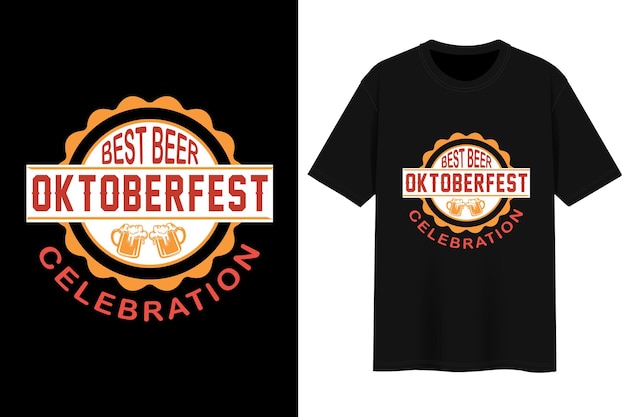 Oktoberfest t-shirtontwerp.