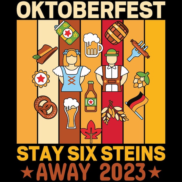 Vector oktoberfest tshirt bundle design