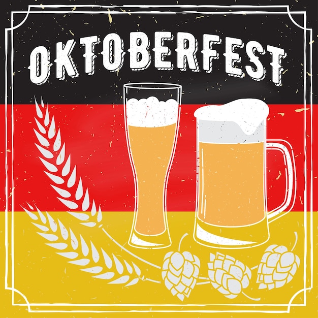 Oktoberfest vectorillustratie