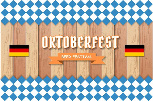 Vector oktoberfest viering ontwerp