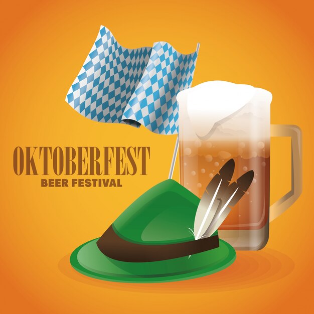 Oktoberfest viering van Duitsland ontwerp