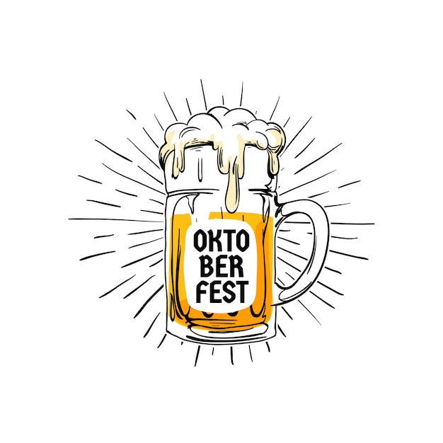 Логотип Oktoberfest vintage logo