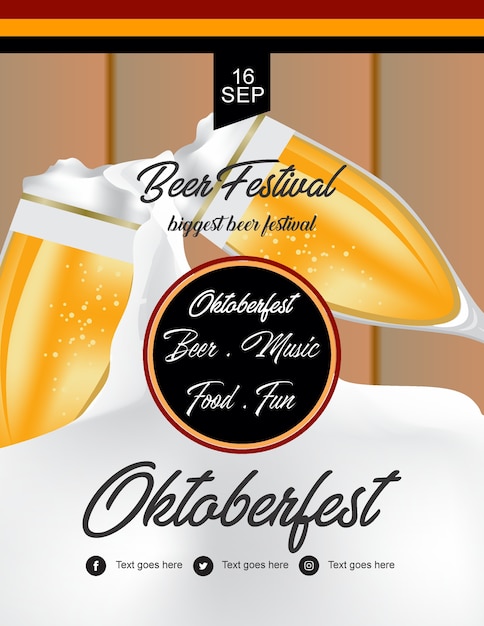 Vettore oktoberfest