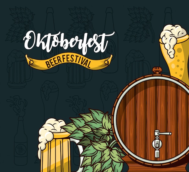 Oktoberfestviering, ontwerp van het bierfestival