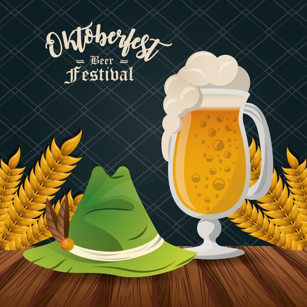Oktoberfestviering, ontwerp van het bierfestival