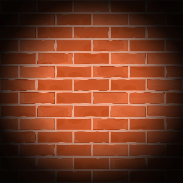 Vector old brick wall, vector eps10 illustration