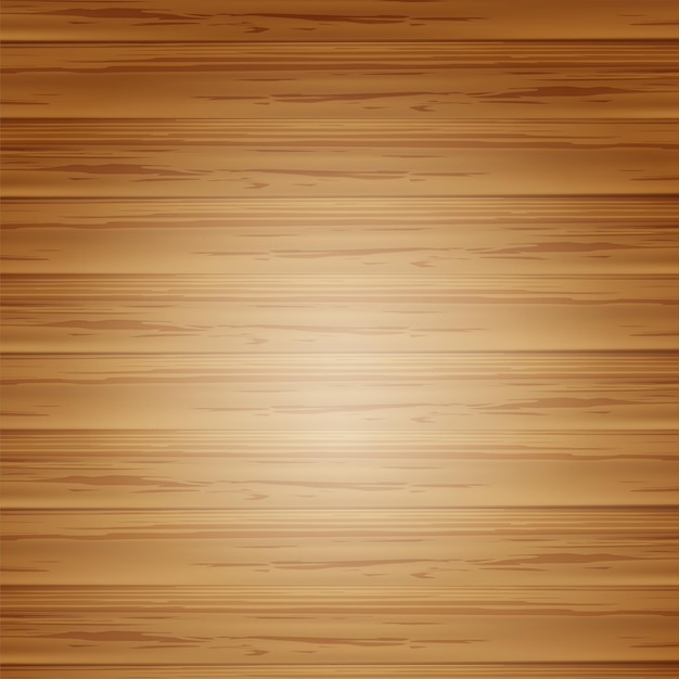 Old brown wooden texture background with top view 3d vector illustration