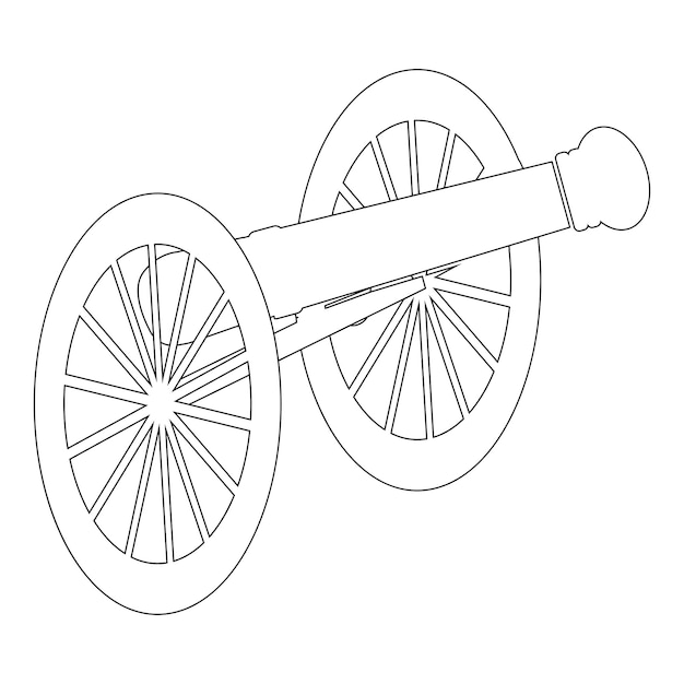 Old cannon icon