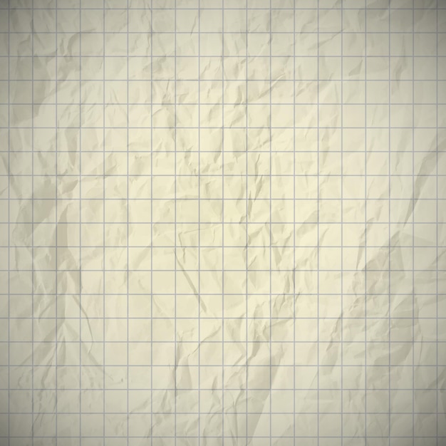 Vector old dented notebook paper